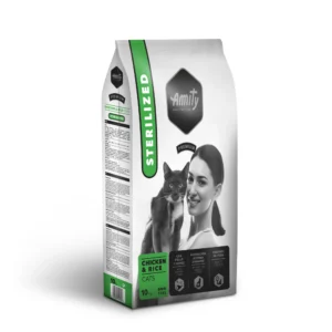 Amity Premium Chat stérilisé POULET RIZ 10Kg