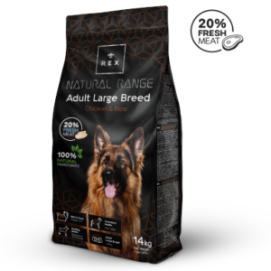 REX Adulte de grande race Poulet et riz 14Kg